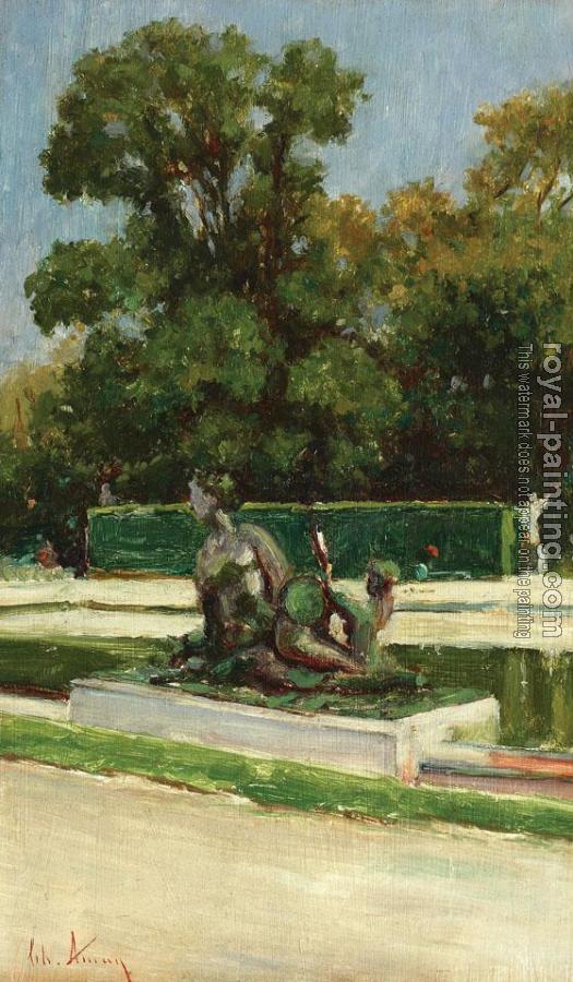 Theodor Aman : Jardin du luxembourg